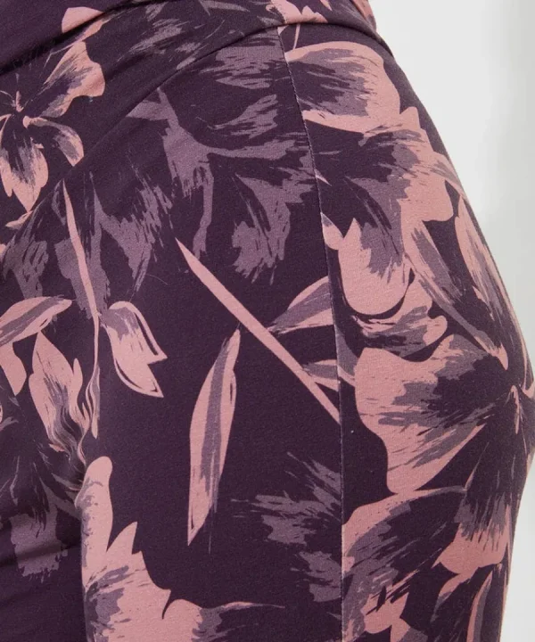 Cheap Joe Browns Sloe Joes Floral Flared Trouser Purple