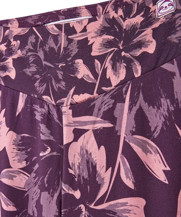 Cheap Joe Browns Sloe Joes Floral Flared Trouser Purple