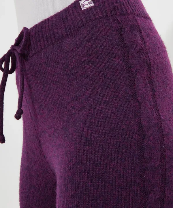 Best Sale Joe Browns Sloe Joes Knitted Cable Joggers Purple