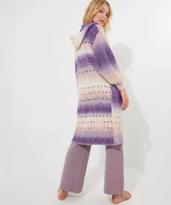 Clearance Joe Browns Sloe Joes Ombre Cosy Longline Cardigan Multi