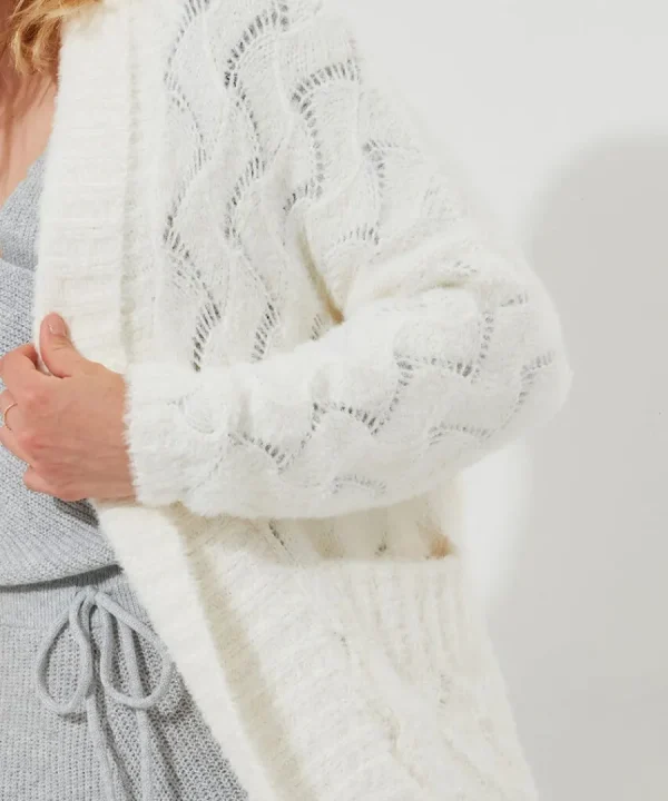 Best Sale Joe Browns Sloe Joes Soft Slouchy Cardigan White