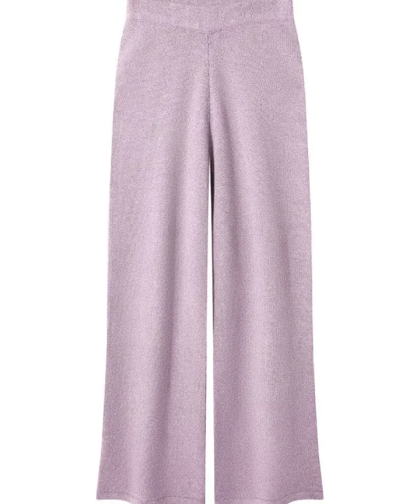 Cheap Joe Browns Sloe Joes Wide Leg Knitted Trousers Purple