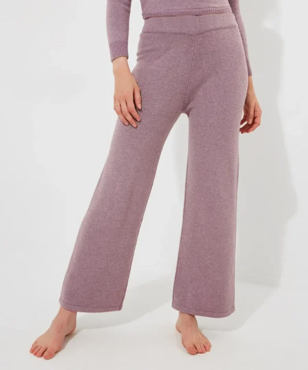 Cheap Joe Browns Sloe Joes Wide Leg Knitted Trousers Purple