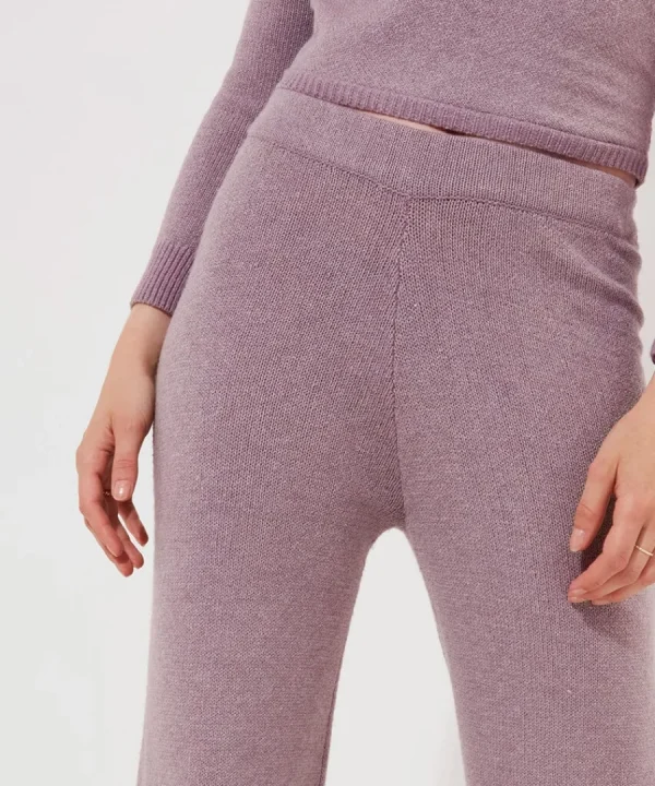 Cheap Joe Browns Sloe Joes Wide Leg Knitted Trousers Purple