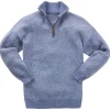 Outlet Joe Browns Smarten Up Funnel Knit Pale Blue