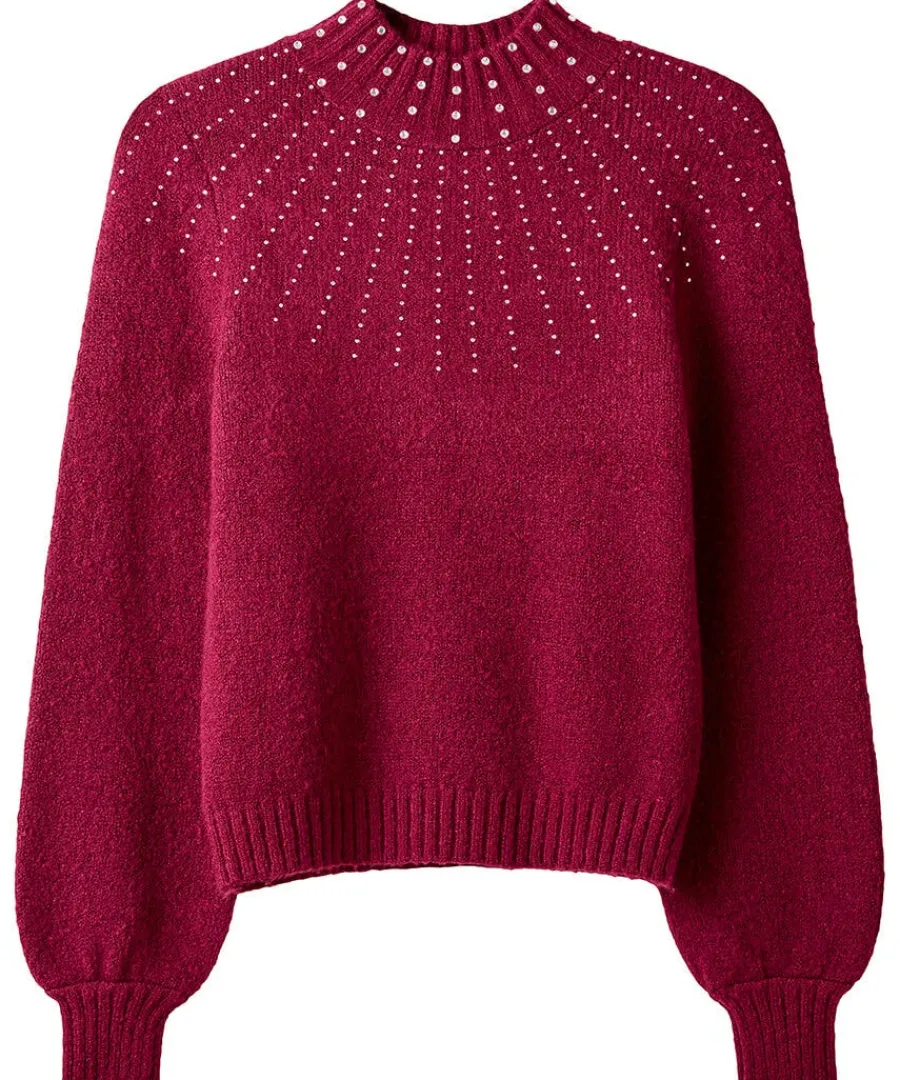 sparkle_season_jumper_0.webp Flash Sale Joe Browns Sparkle Season Jumper Berry