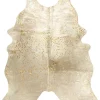 Fashion Joe Browns Spectacularly Speckled Cowhide Rug Gold