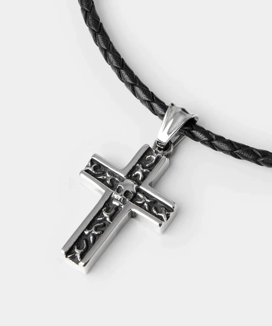 stainless_steel_skull_nec_0.webp Best Joe Browns Stainless Steel Skull Necklace Silver