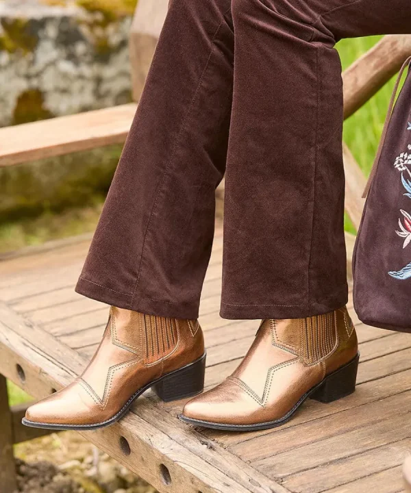 Hot Joe Browns Star Gazer Western Boots Bronze