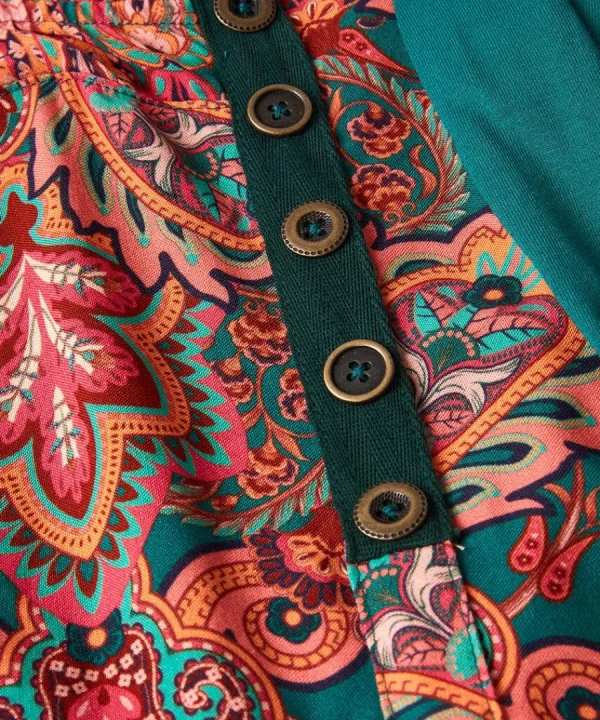 Sale Joe Browns Statement Printed Jersey Tunic Green