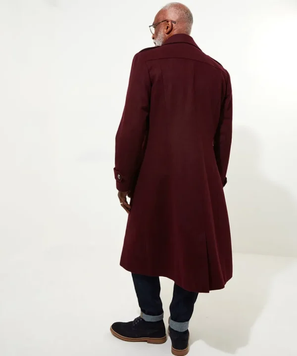 New Joe Browns Step Out Military Coat Berry