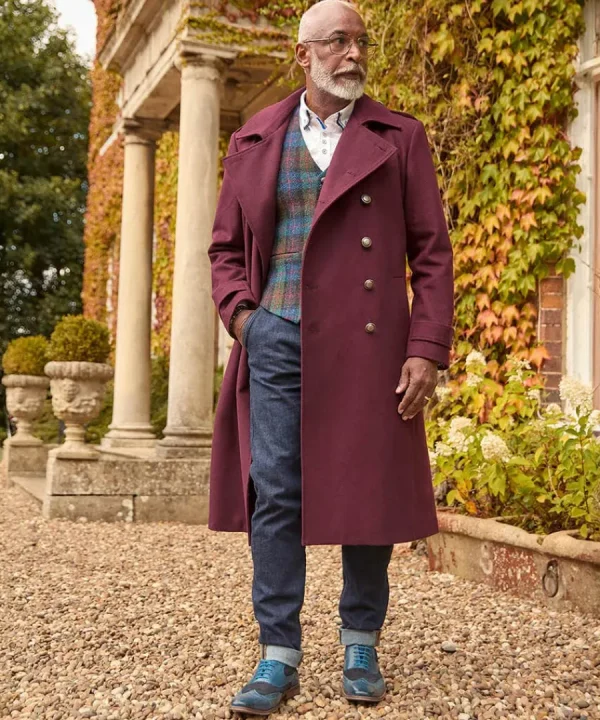 New Joe Browns Step Out Military Coat Berry