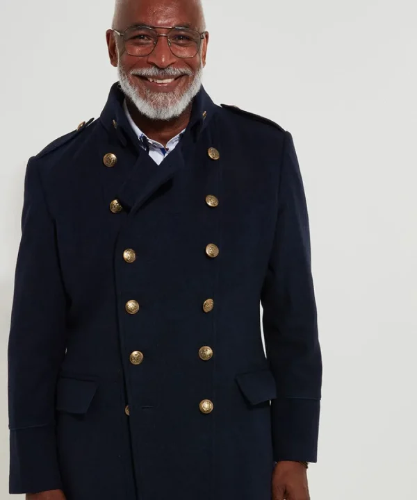 Hot Joe Browns Step Up Coat Navy