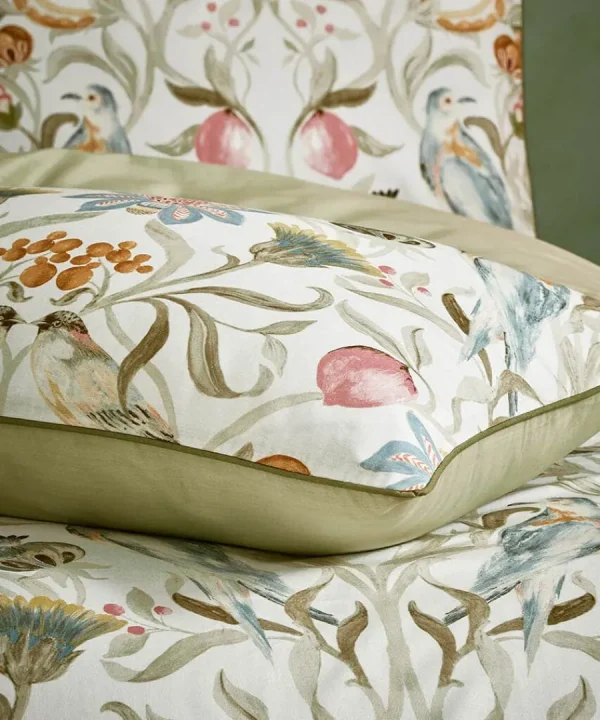 Shop Joe Browns Song Bird 100% Cotton Sateen Duvet Set Stone