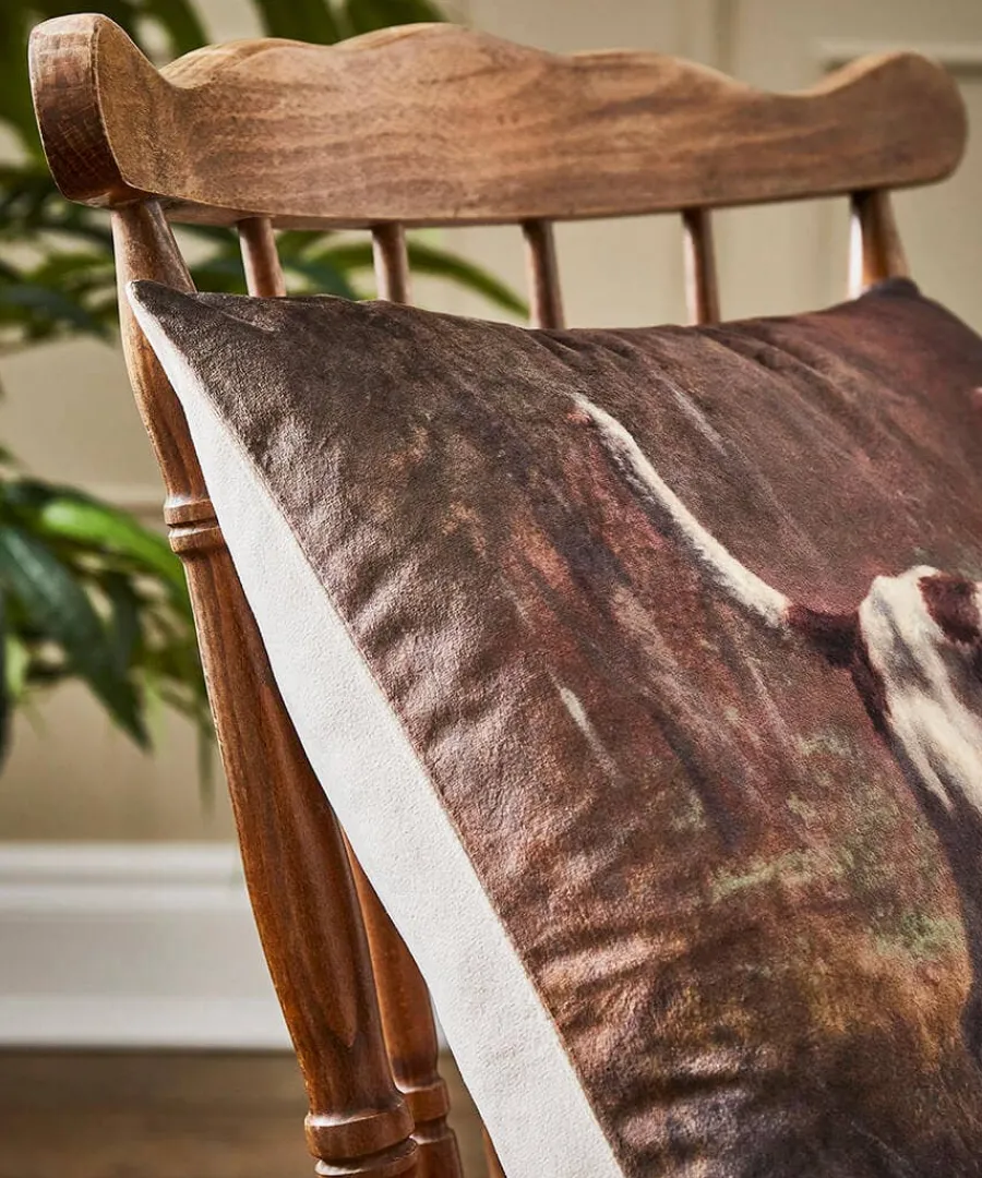 striking_spaniel_velvet_c_2.webp Hot Joe Browns Striking Spaniel Velvet Cushion Brown