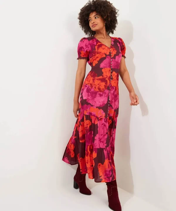Best Joe Browns Stunning Florals Dress Pink