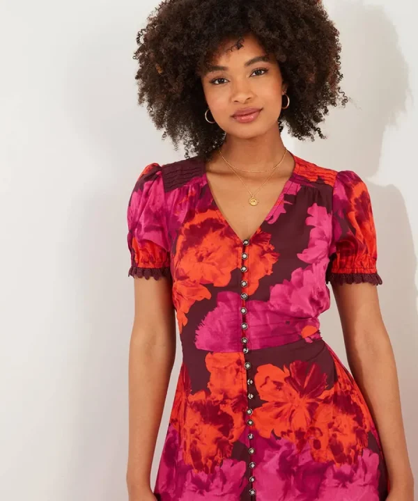 Best Joe Browns Stunning Florals Dress Pink