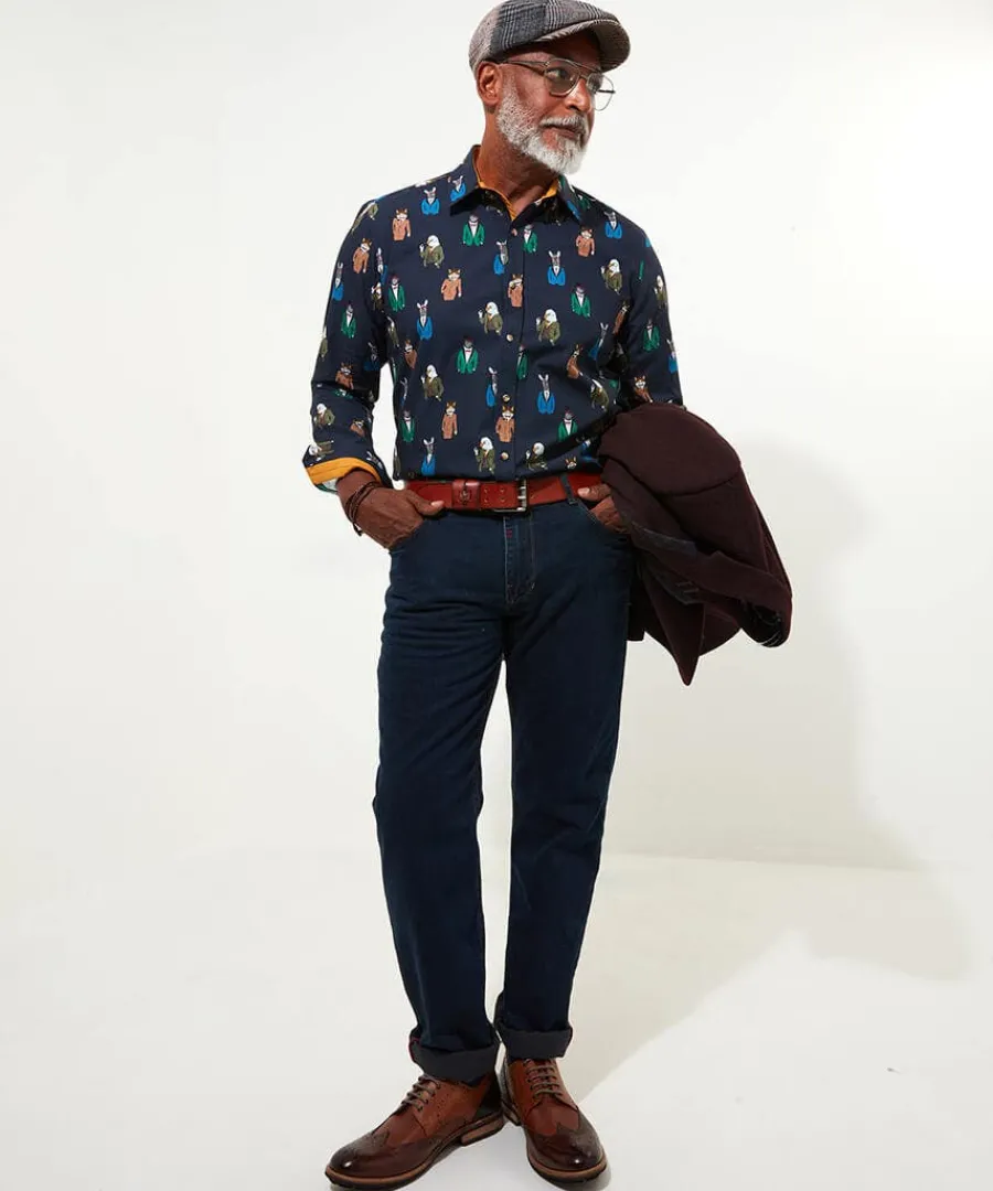 suited_up_shirt_1.webp Discount Joe Browns Suited Up Shirt Navy