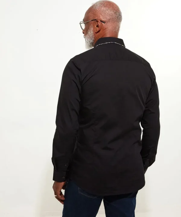 Hot Joe Browns Super Stylish Shirt Black