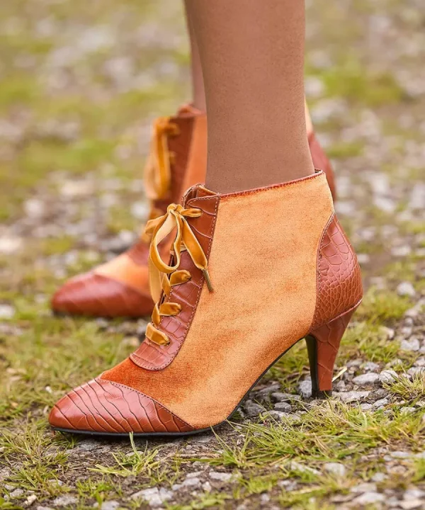 Best Sale Joe Browns Sweet Song Velvet Bootees Caramel