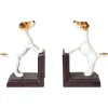 Outlet Joe Browns Terrific Terrier Pair Of Cast Iron Antique Bookends Brown