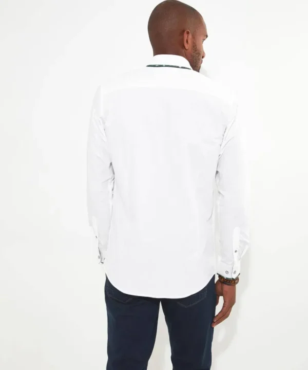 Outlet Joe Browns Terrific Triple Collar Shirt White
