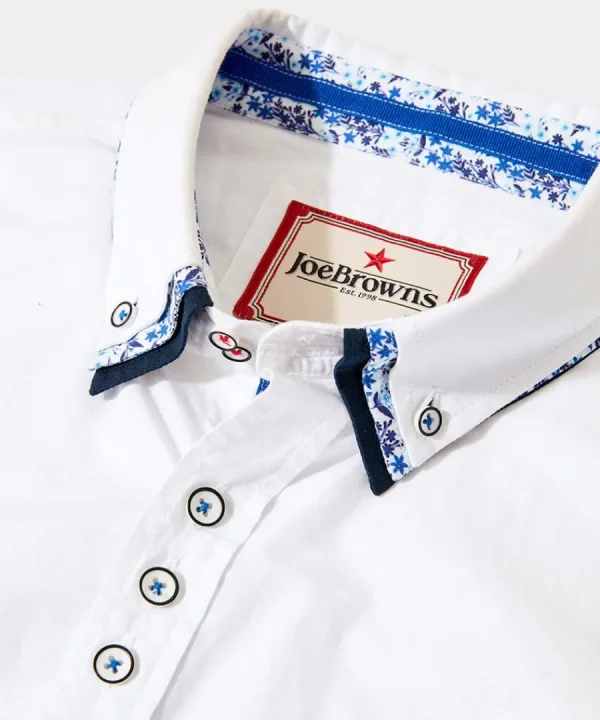 Online Joe Browns Terrific Triple Collar Shirt White