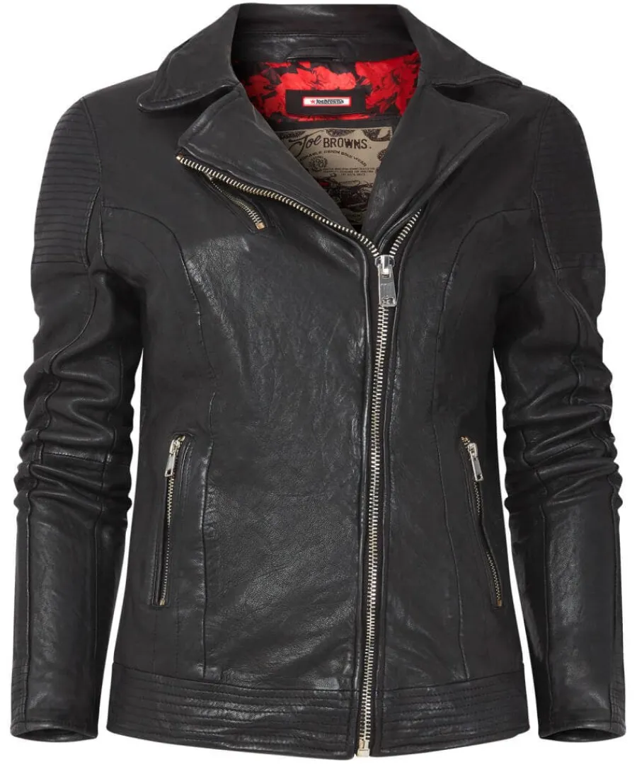 the_forever_black_leather_0.webp Flash Sale Joe Browns The Forever Leather Jacket Black