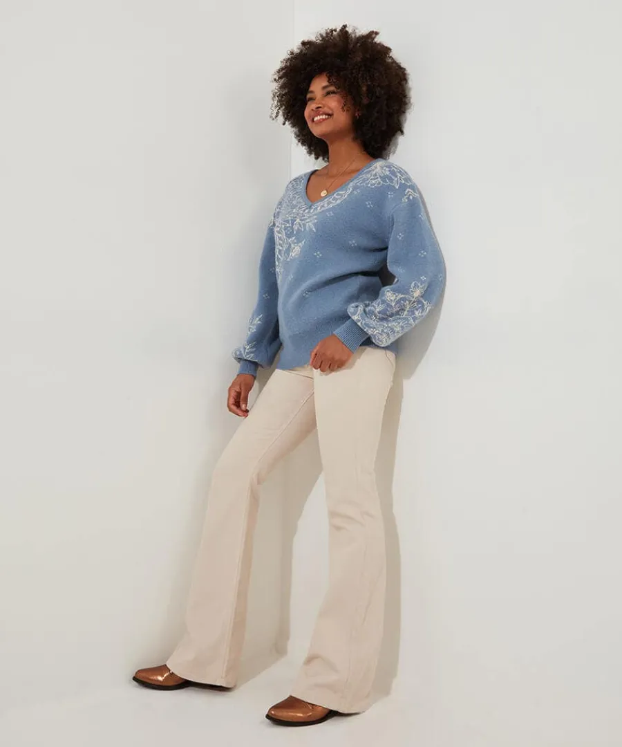 tilly_paisley_jumper_3.webp Fashion Joe Browns Tilly Paisley Jumper Blue