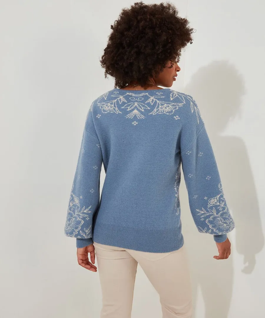 tilly_paisley_jumper_4.webp Fashion Joe Browns Tilly Paisley Jumper Blue