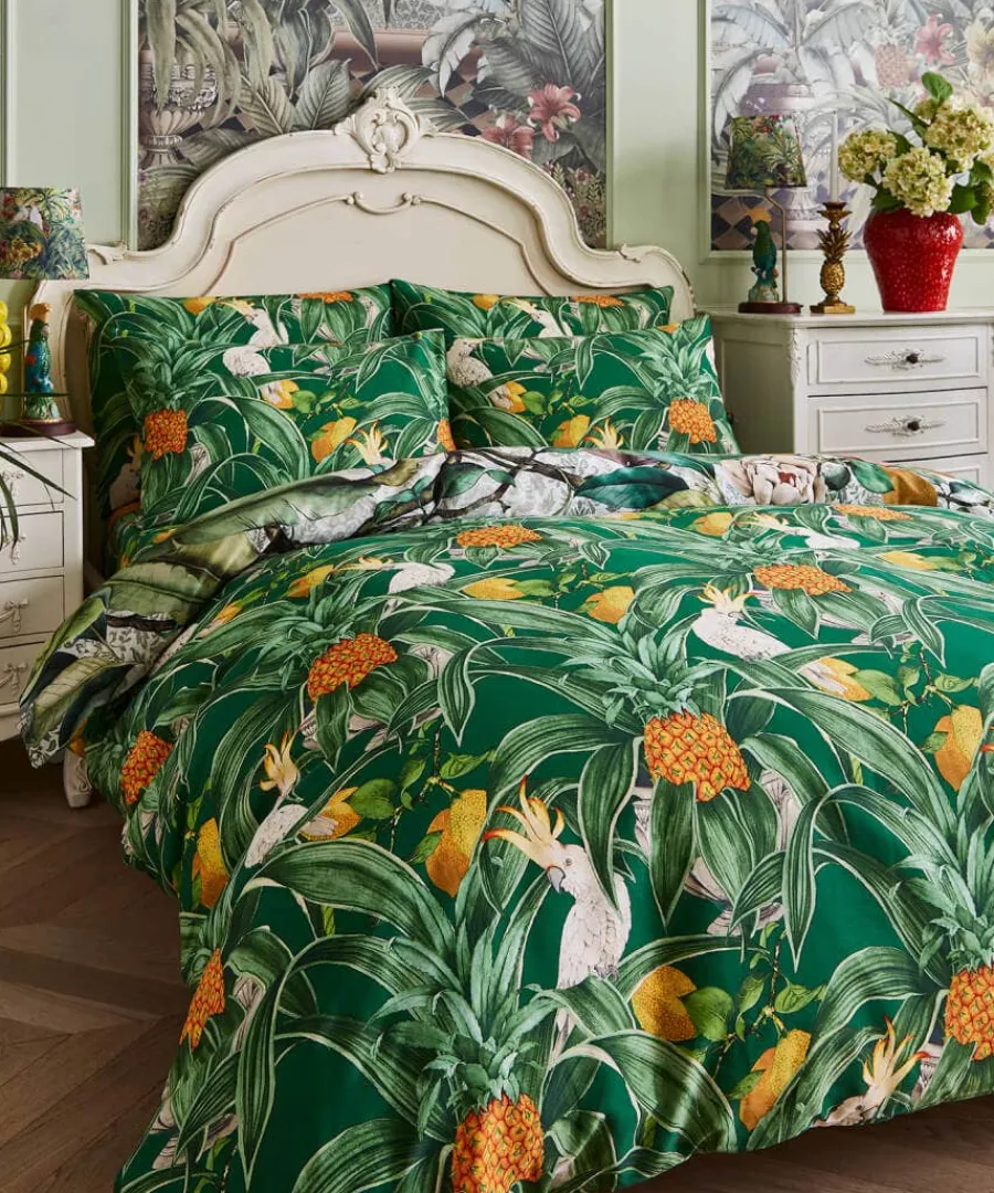 totally_tropical_reversib_2.webp Cheap Joe Browns Totally Tropical Reversible Duvet Set Green