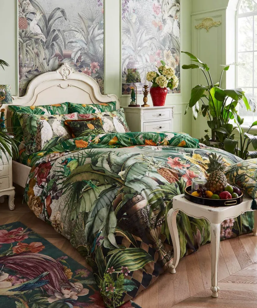 totally_tropical_reversib_3.webp Cheap Joe Browns Totally Tropical Reversible Duvet Set Green