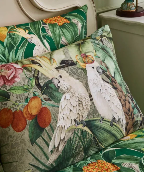 Cheap Joe Browns Totally Tropical Reversible Duvet Set Green