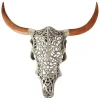 Sale Joe Browns Tribal Bison Head Wall Art Silver