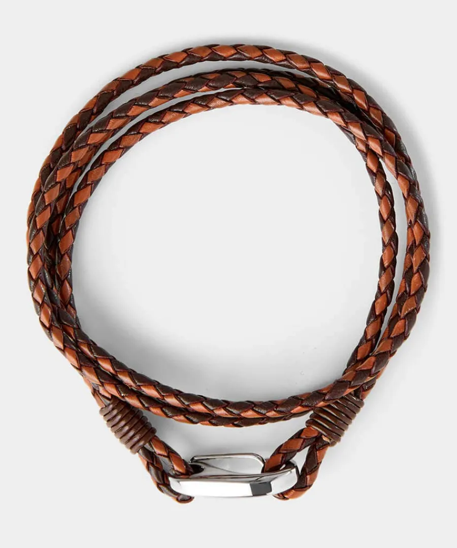 triple_wrap_mix_leather_b_0.webp Discount Joe Browns Triple Wrap Mix Leather Bracelet Brown Multi