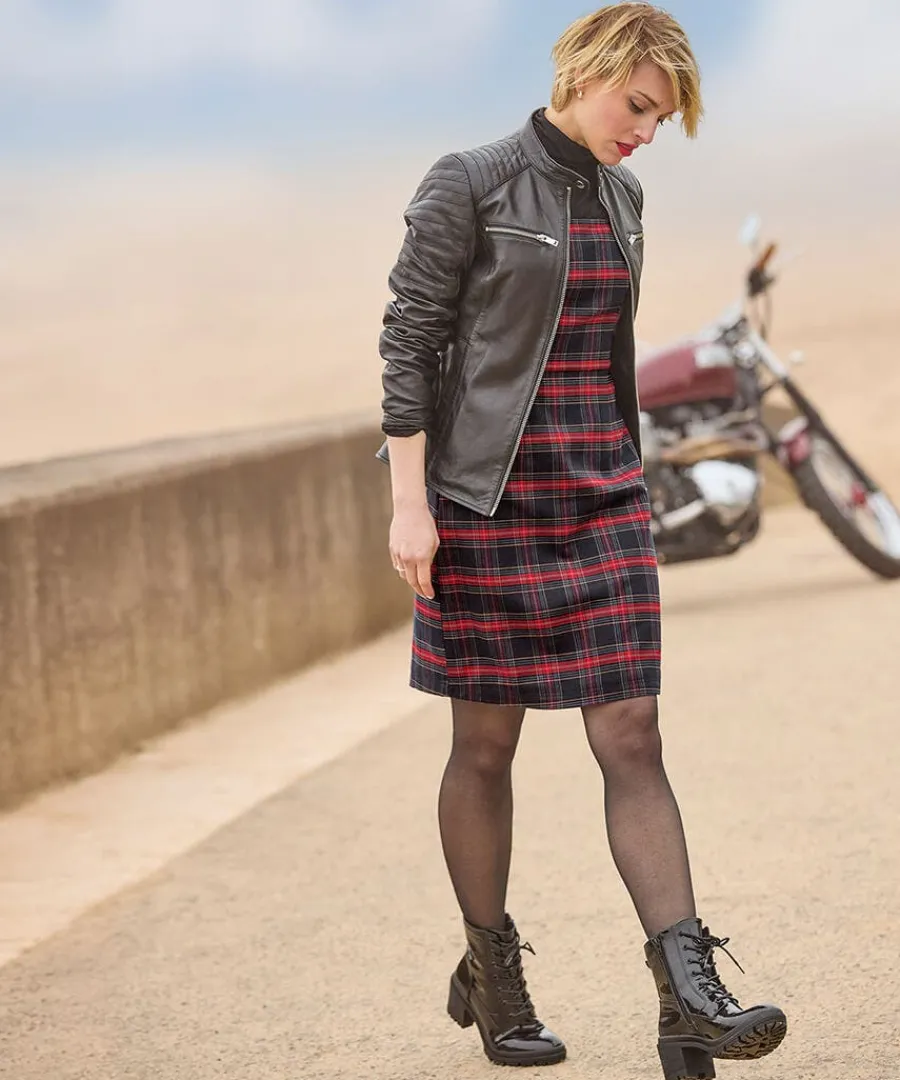 trudy_check_pinafore_1.webp Clearance Joe Browns Trudy Check Pinafore Red