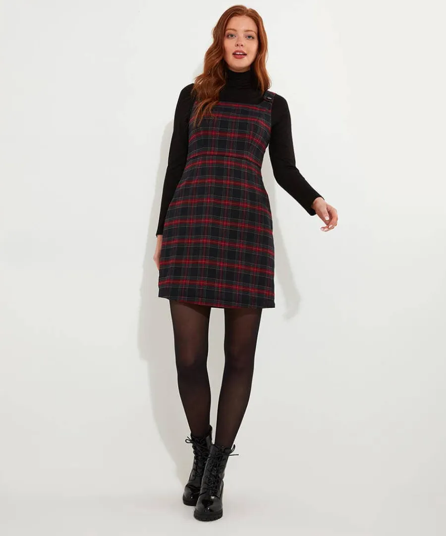 trudy_check_pinafore_2.webp Clearance Joe Browns Trudy Check Pinafore Red