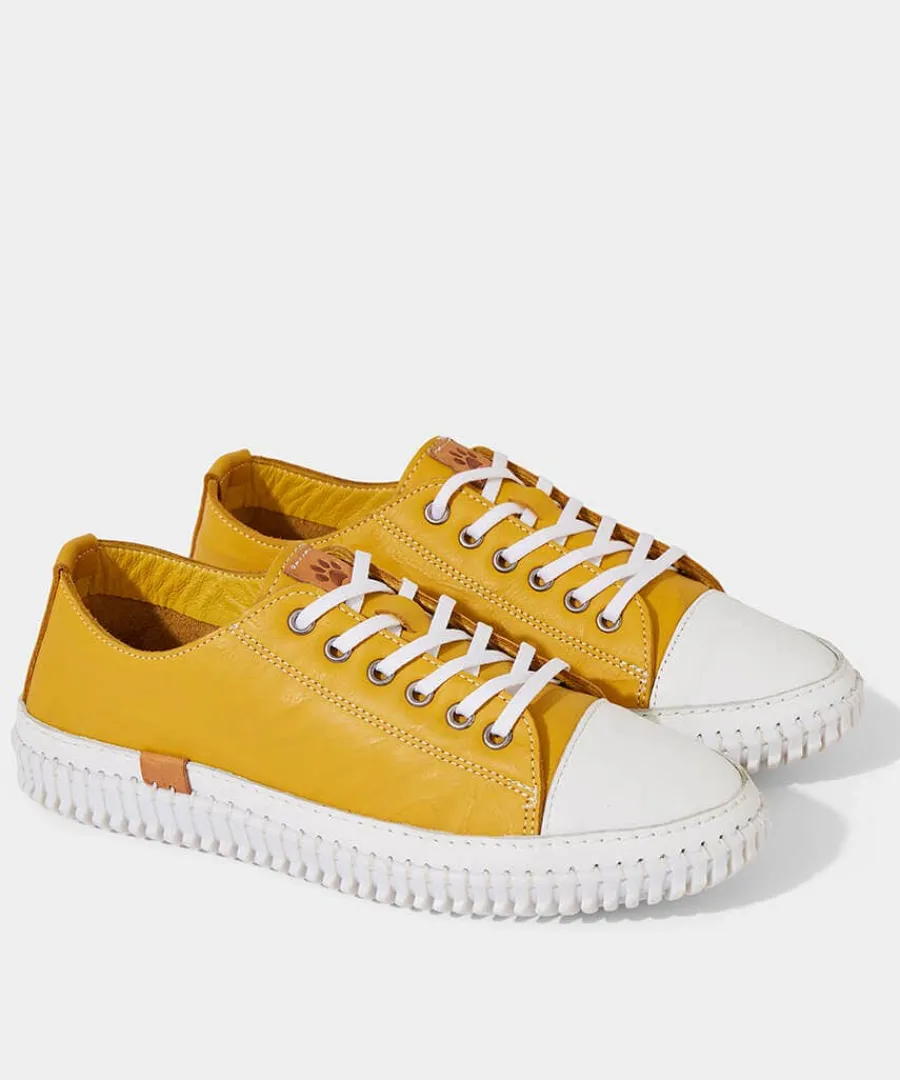 truffle_softy_leather_pum_1.webp Shop Joe Browns Truffle Softy Leather Pumps Mustard