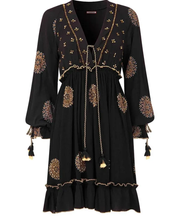 Flash Sale Joe Browns Truly Remarkable Embroidered Tunic Dress Black