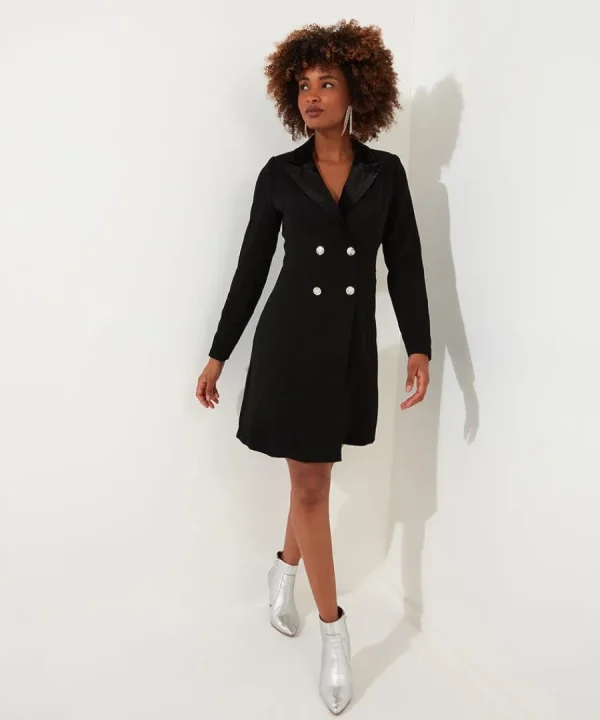 Best Joe Browns Truly Stunning Tuxedo Dress Black