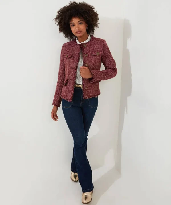 Discount Joe Browns Truly Tweed Jacket Berry
