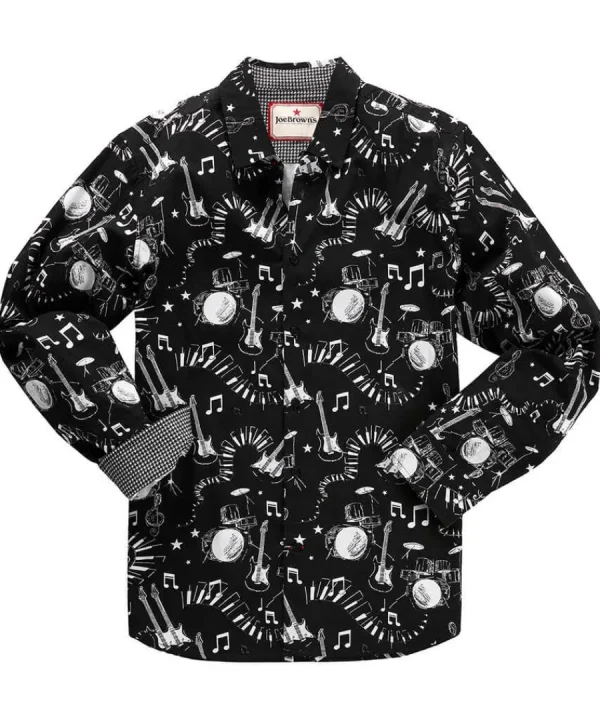 Fashion Joe Browns Tune Time Shirt Black