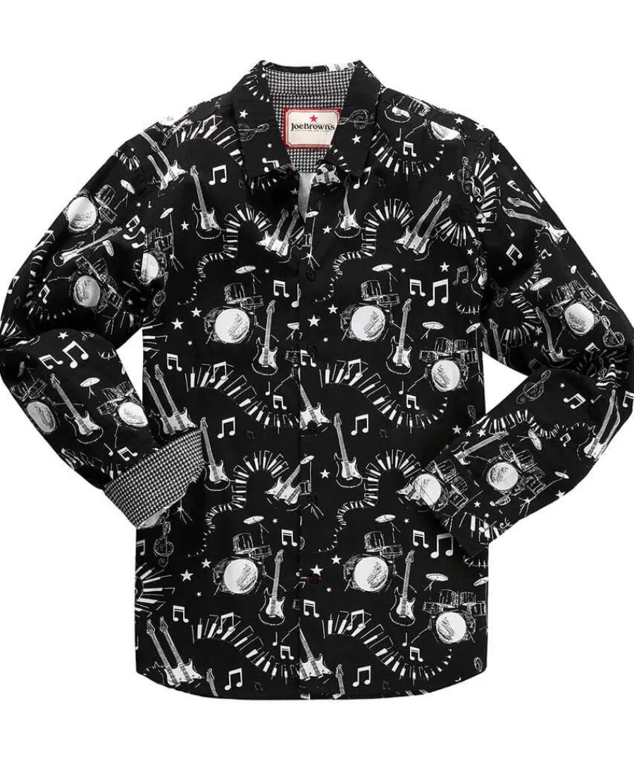 tune_time_shirt_0.webp Fashion Joe Browns Tune Time Shirt Black
