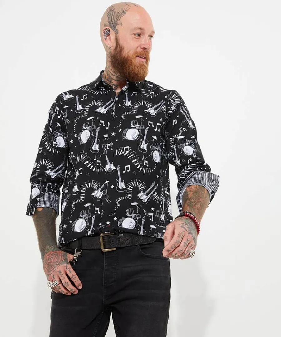 tune_time_shirt_3.webp Fashion Joe Browns Tune Time Shirt Black