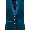 Best Joe Browns Ultimate Velvet Waistcoat Teal