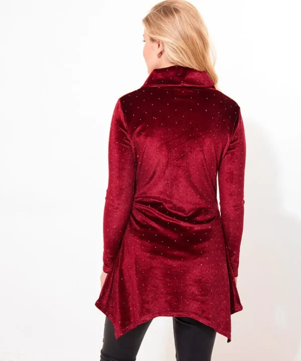 Clearance Joe Browns Very Velour Tunic Berry