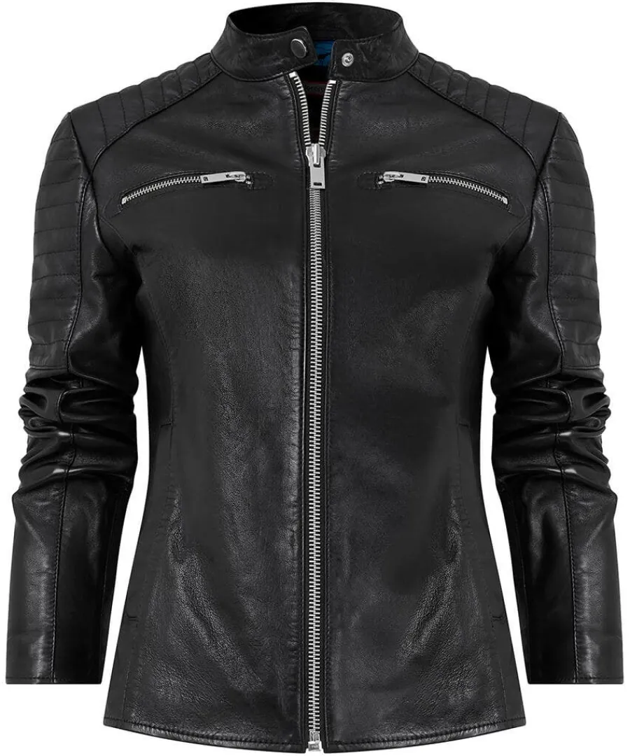 victoria_zip_up_leather_b_0.webp Flash Sale Joe Browns Victoria Zip Up Leather Biker Jacket Black