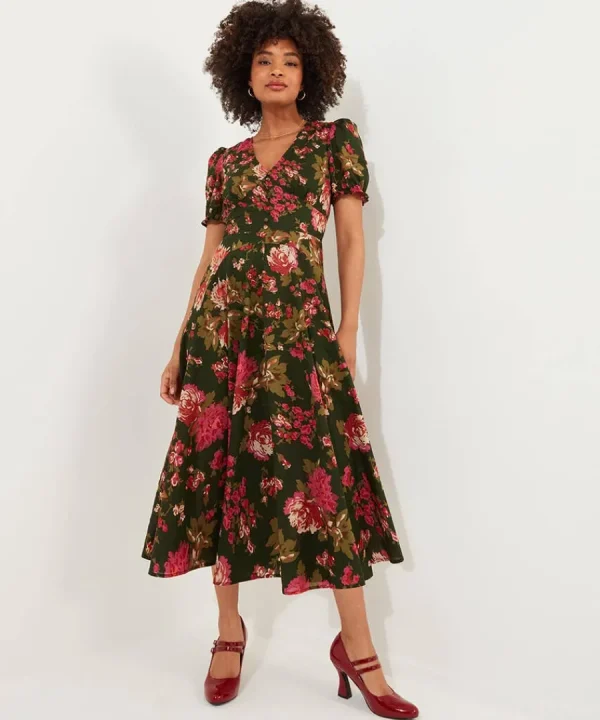 Discount Joe Browns Vintage Dreams Dress Green