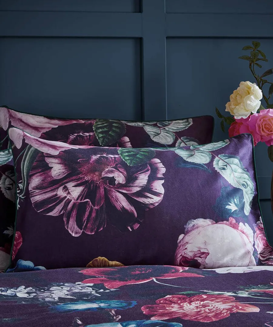 violet_bloom__cotton_duve_3.webp Clearance Joe Browns Violet Bloom 100% Cotton Duvet Set Purple