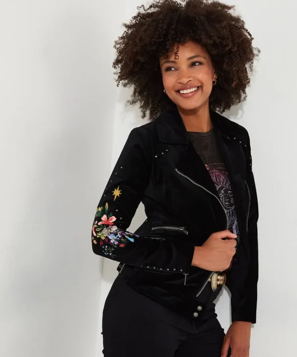 Best Joe Browns Wild And Free Embroidered Boutique Jacket Black